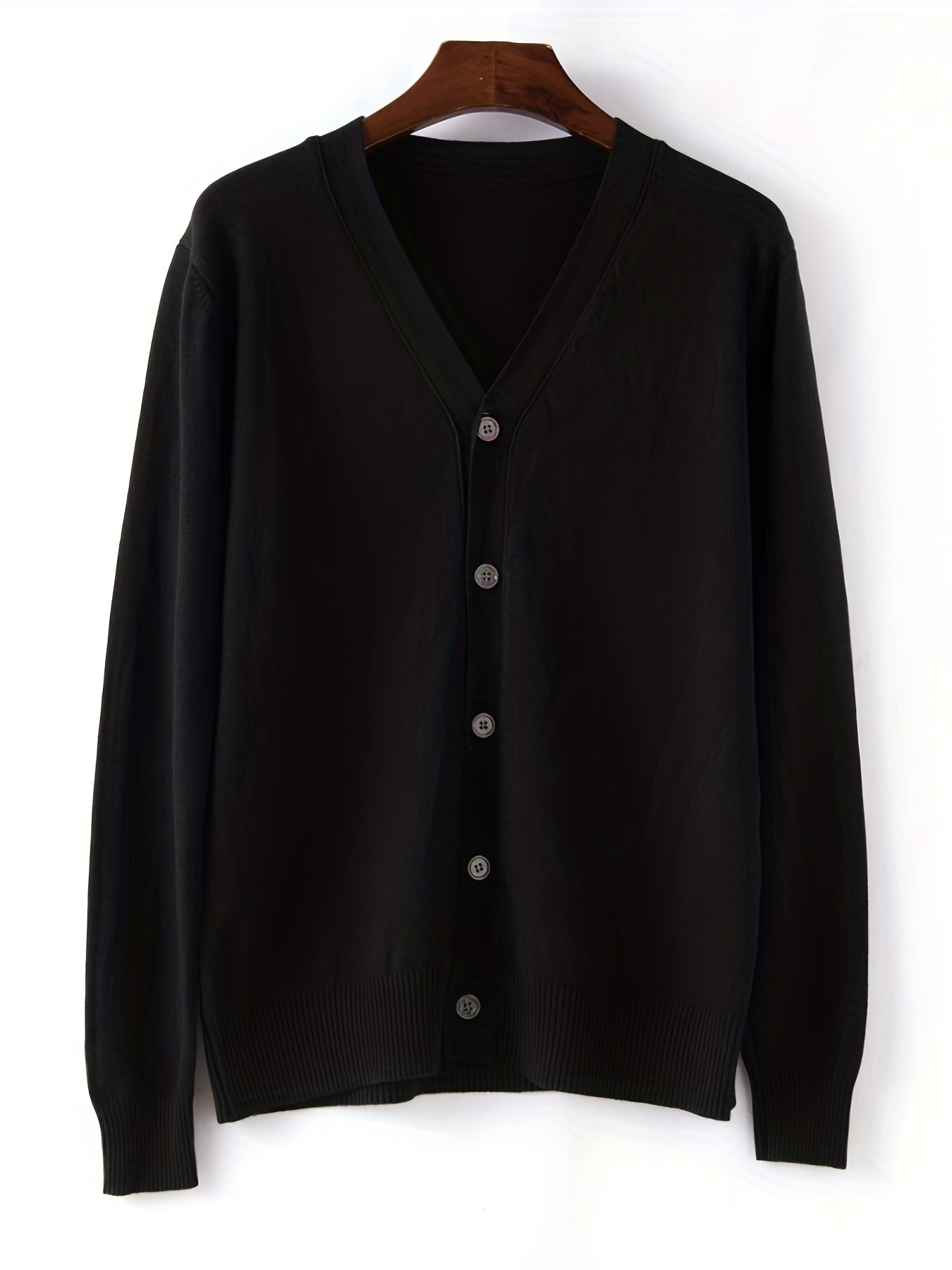 Men's Vintage Style V Neck Button Up Cardigan Coat