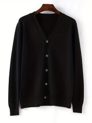Men's Vintage Style V Neck Button Up Cardigan Coat
