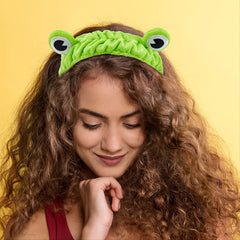 Funny Frog Headband Makeup Headband Frog Eye Elastic Headband