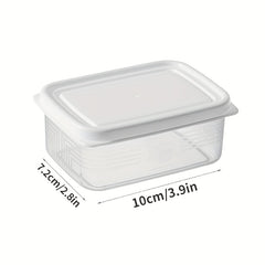3pcs Organizer Bins Clear Plastic Bins For Fridge Freezer Kitchen Cabinet Pantry