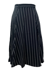 Striped Tie Front Skirt for Spring & Summer Women's Clothing