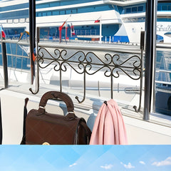 Iron Door Back Hook Thickened Nail Clothes Rack No Trace Coat Hanger Hook