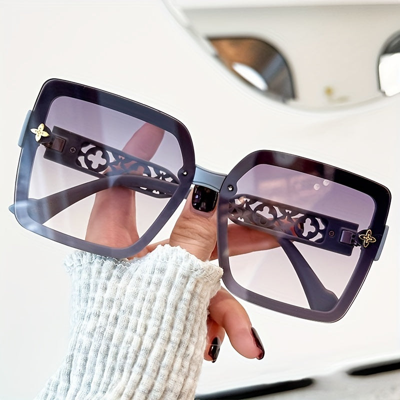 Large Square Sunglasses Gradient Glasses UV400