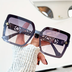 Large Square Sunglasses Gradient Glasses UV400