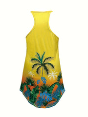 Ombre & Tropical Print Nightdress