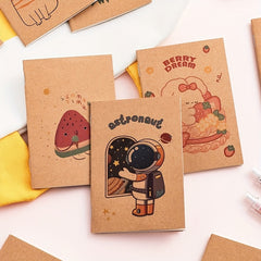 Mini Cartoon Soft Cover Journal for Teens