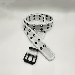 Double Hole Sports Belt Pin Buckle Heavy Duty Belt