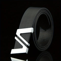 Men's Leather Automatic Buckle Business Belt Gift