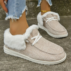 Women's Faux Fur Snow Boots Warm & Non-slip