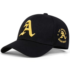 Gothic A Letter Baseball Cap Sun Hat Adjustable Casual Travel Vacation