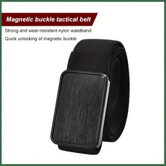 Military Fan Outdoor Tactical Magnetic Buckle Nylon Belt