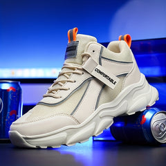 Men's Chunky Sneakers Breathable Ankle Top for Jogging Gym