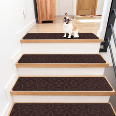 7pcs Indoor Non Slip Stair Carpet Treads 20 X 76