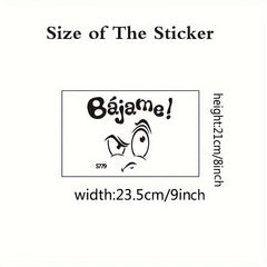 4pcs DIY Cartoon Expression Wall Stickers Bathroom Home Decor