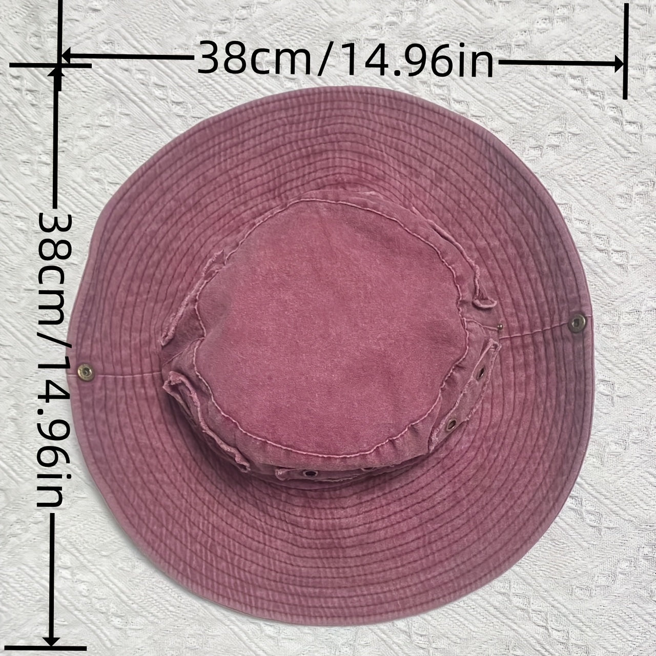 Vintage Washed Cowboy Fisherman Hat Summer Outdoor Big Brim Sun Protection Hat