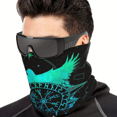 Viking Motocross Bandana Neck Gaiter Printed Fate Vegvisir Face Scarf Headwear