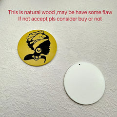 10pcs Wooden Pendant Home Decoration Supplies Engraved Wooden Hanging Ornament