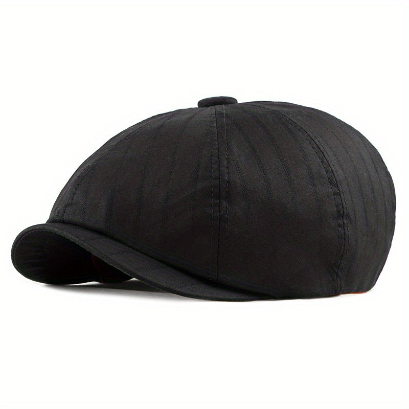 Newsboy Hat Men Outdoor Casual Sunshade Beret British Retro Octagonal Hat
