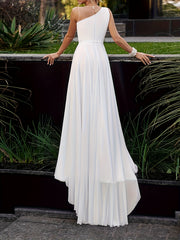 Bridesmaid Dress Contrast Mesh Maxi Formal Evening Dress