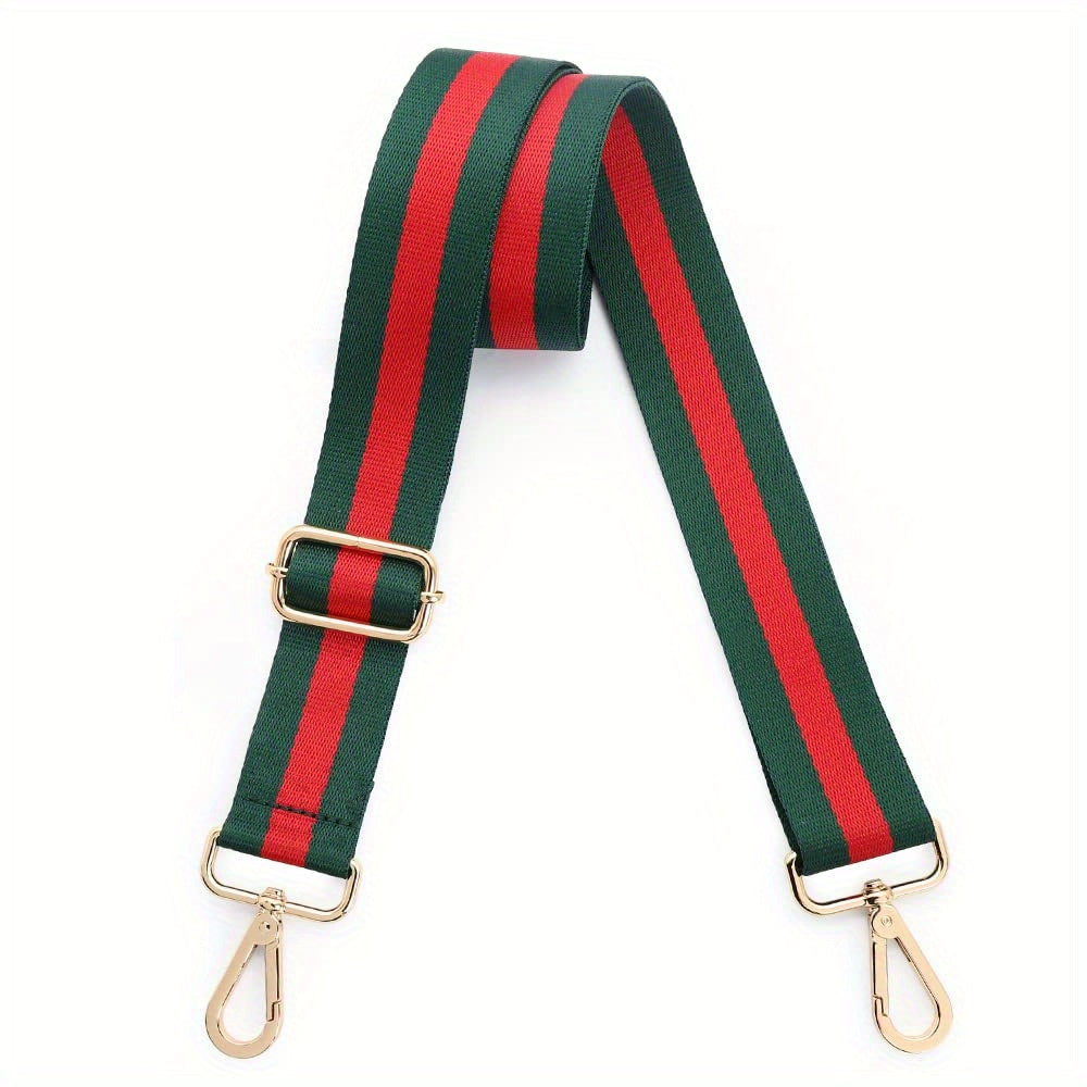 Colorblock Bag Strap Adjustable Shoulder Crossbody Strap