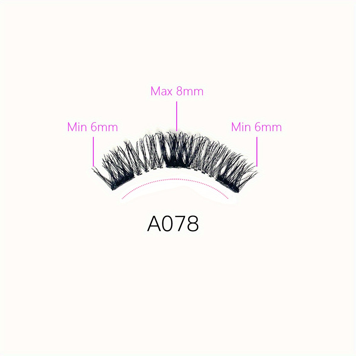Magnetic Eyelashes & Applicator Tool Kit for Natural Look