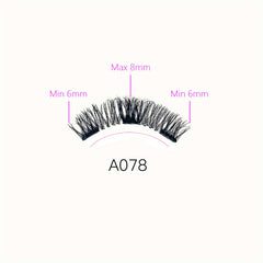 Magnetic Eyelashes & Applicator Tool Kit for Natural Look