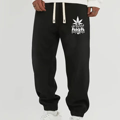 Men's Stylish Pattern Pants Casual Loose Sweatpants