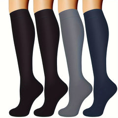 Copper Compression Socks For Women & Men 15-20mmHg Knee High