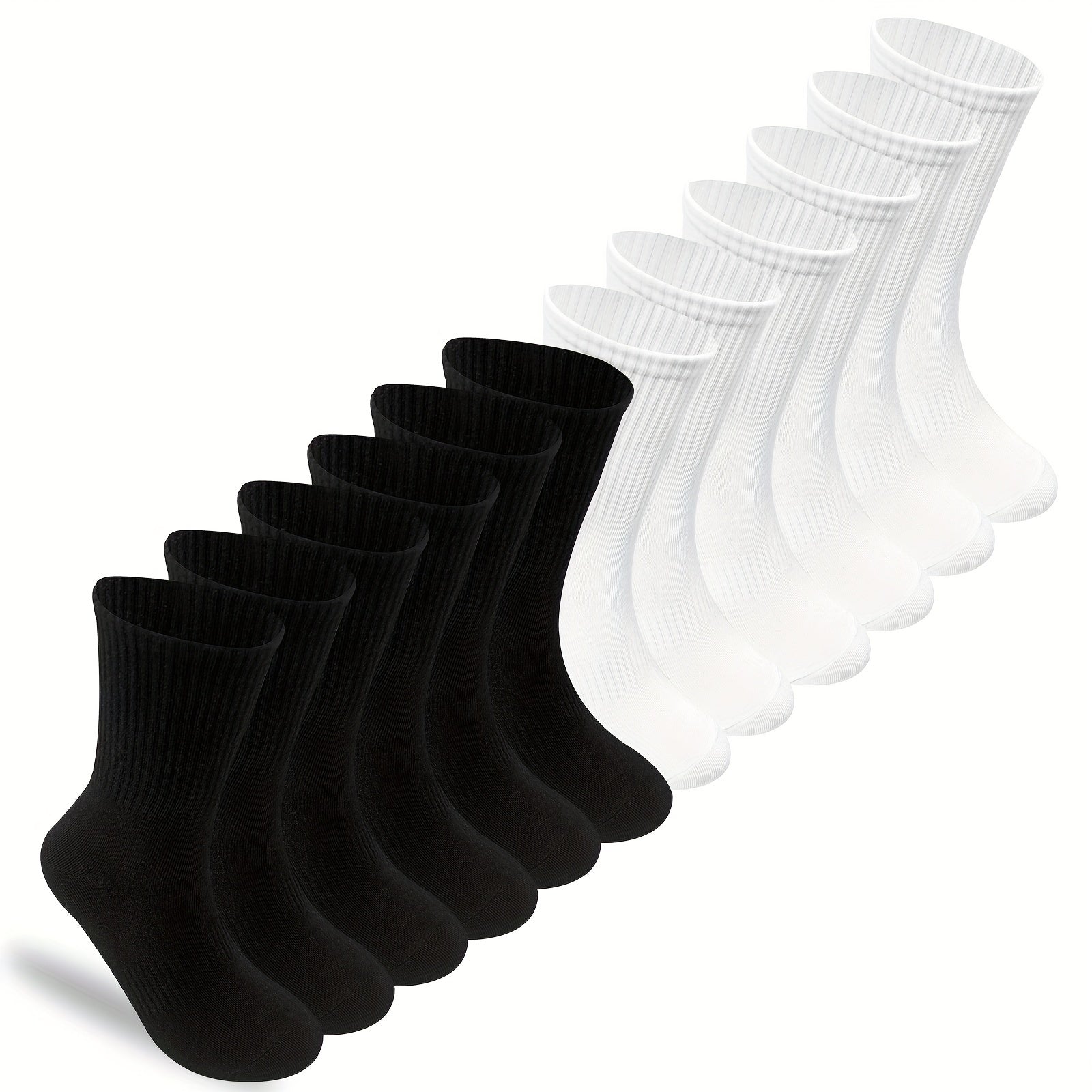 6 Pairs Men's Thin Soft Dress Socks Business Casual