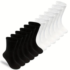 6 Pairs Men's Thin Soft Dress Socks Business Casual