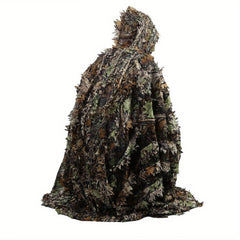 3D Camouflage Cape Cloak Jungle for Outdoor Christmas Halloween Costume