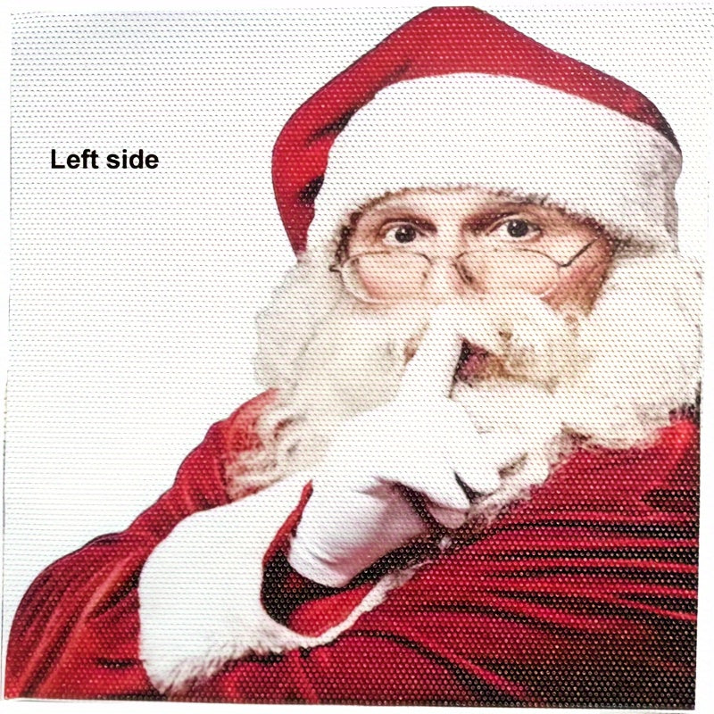 Santa Claus Car Sticker Window Decoration Single Transparent Sticker