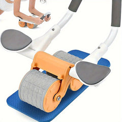 Automatic Rebound Abdominal Exercise Roller With Elbow Support