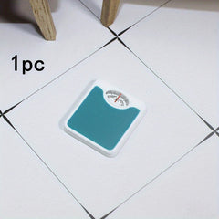 2pcs 1:12 Dollhouse Weighing Scales Colorful Dials ABS Furniture for Doll Deco