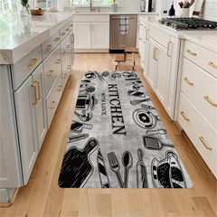 Stain Resistant Memory Foam Kitchen Rug Anti Fatigue Mat