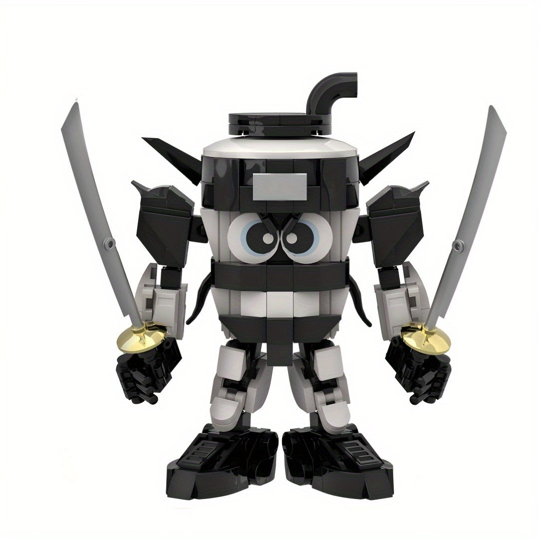 Mythical Samurai Mech Building Kit MOC Fantasy Warrior Model DIY Display Gift