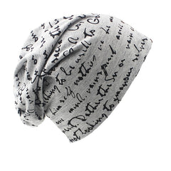 Hip hop Alphabet Hat Men's Heap Hat Couple Headscarf Hat