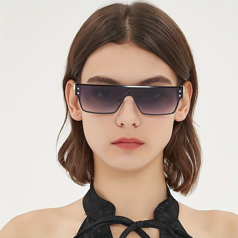 Y2K Leopard Gradient Sunglasses UV400