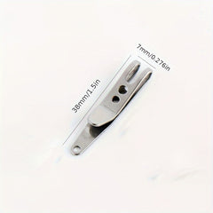 Pocket Clip Belt Clip for Outdoor Camping Hiking Carabiner Keychain