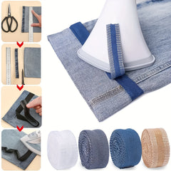 1pc DIY Striped Trouser Patch 118 1 inch Self Adhesive Stickers