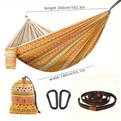 Outdoor Camping Hammock 260x140cm Swing Hanging Chair