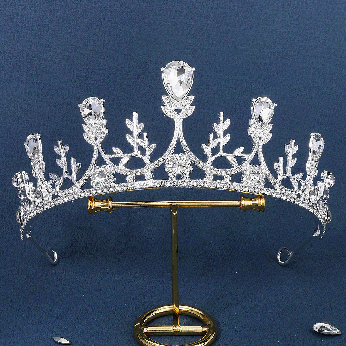 Rhinestone Crown Headband Party Favor Princess Tiara Wedding