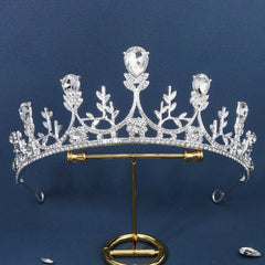 Rhinestone Crown Headband Party Favor Princess Tiara Wedding