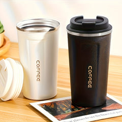 380ml Travel Coffee Mug Stainless Steel Vacuum Water Cup Portable Outdoor Sports
