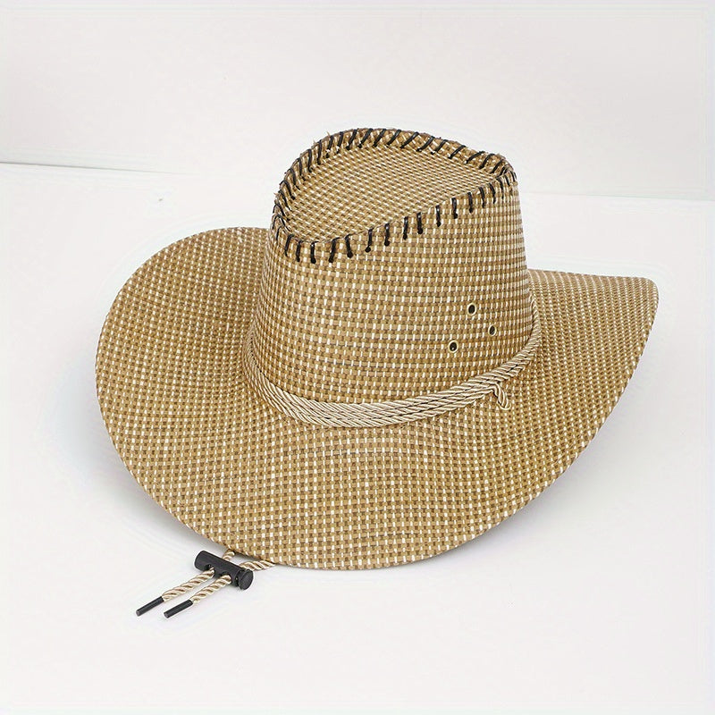 Western Cowboy Style Hat Sunshade Sunproof Knight Hat Topper
