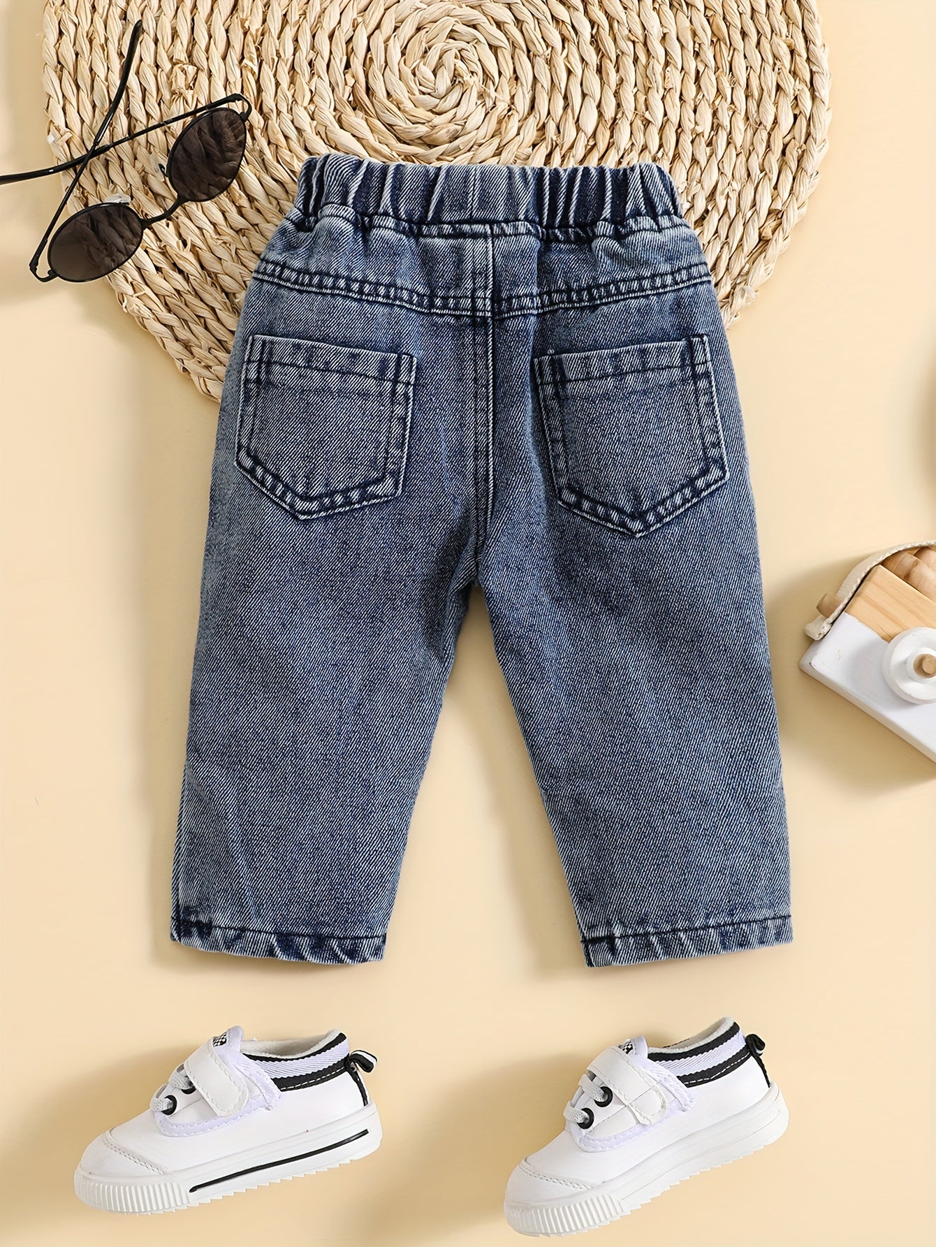 Boys Summer Casual Ripped Jeans Toddler Baby Denim Pants