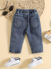 Boys Summer Casual Ripped Jeans Toddler Baby Denim Pants