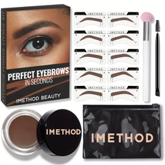 Eyebrow Stamp And Stencil Kit for Bushy Eyebrows