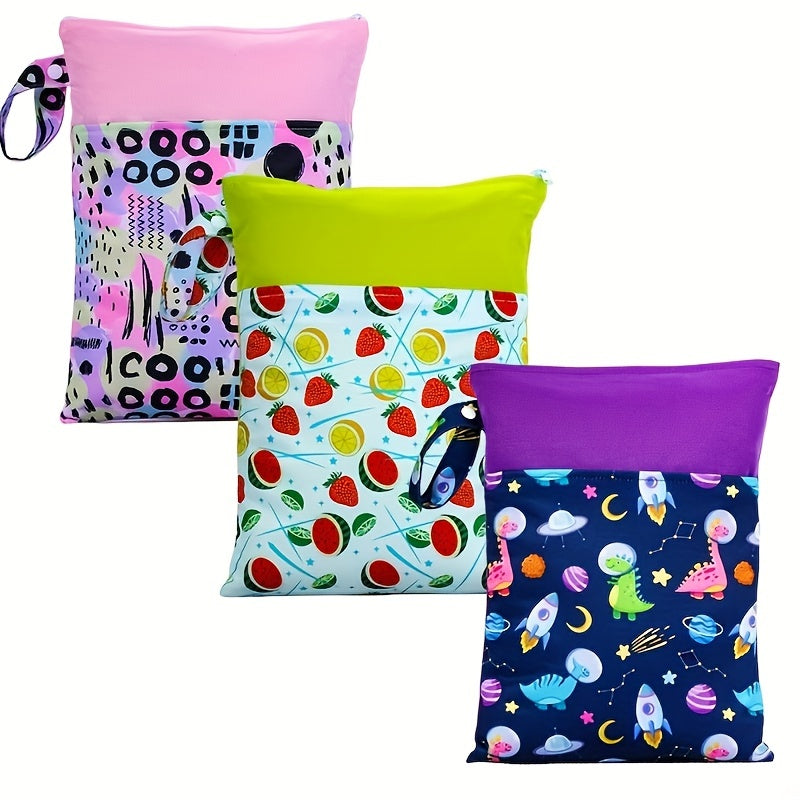 BabyShow Wet Dry Bag Reusable Zippered Gym Clothes Travel Pool Beach Swimsuit