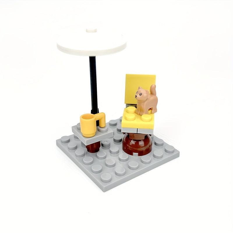 Animal Building Blocks Cat Blocks Kitten Toy for Kids